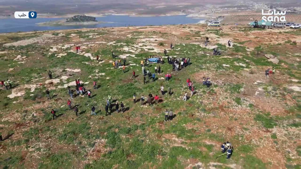 “عفرين تستاهل” حملة لزراعة 20 ألف شجرة في محيط سد ميدانكي بريف حلب