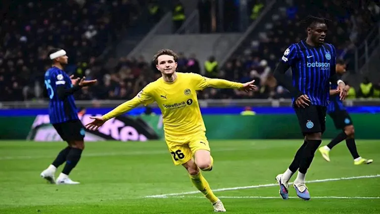 ليلة سقوط الإنتر.. بودو جليمت يطيح بإنتر ميلان من دوري الأبطال