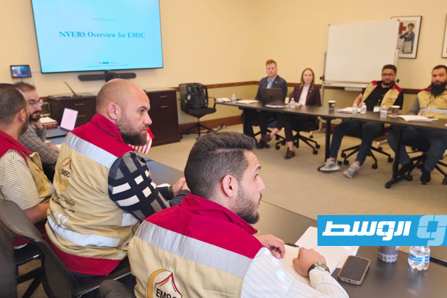فريق من مركز طب الطوارئ يتدرب على إدارة الأزمات في جولة بالولايات المتحدة