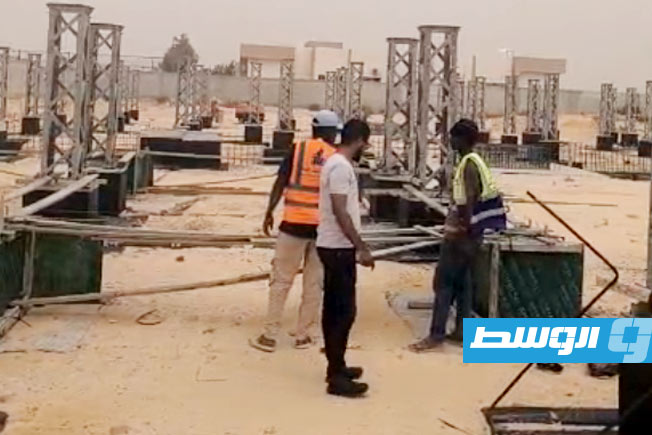 «الكهرباء»: بدء تجميع الأبراج لمشروع محطة تحويل العلاقة الجديدة في صبراتة