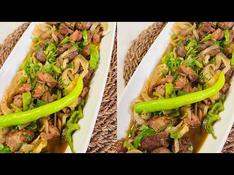 طريقة عمل طاسة الكبد والقوانص | العزومة مع الشيف فاطمة أبو حاتي
