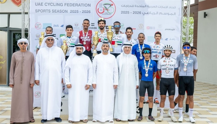 "المطيوعي" بطلًا لسباق الإمارات لدراجات الطريق في العين