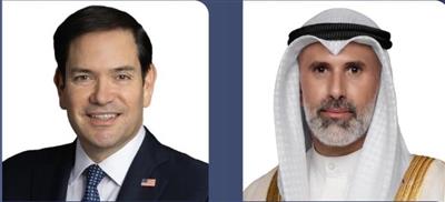 وزير الخارجية ونظيره الأمريكي يناقشان العدوان الإيراني الآثم على الكويت ودول المجلس