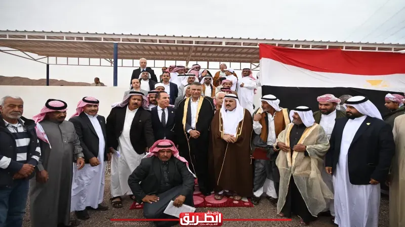 محافظ جنوب سيناء يشهد سباق الهجن بوادي مجرح