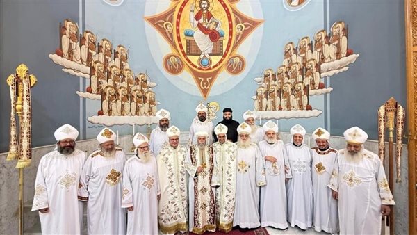 3 أساقفة يشاركون في رسامة كاهنين جديدين للخدمة في إيبارشية أسوان