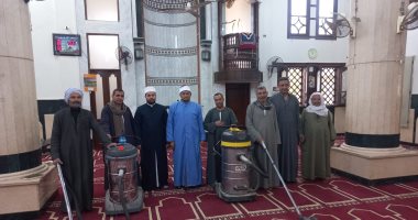 أوقاف الفيوم: تجديد حملة النظافة الشاملة بالمساجد استعدادا لعيد الفطر