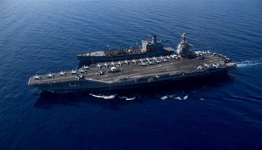 "جيرالد فورد" تعود إلى الشرق الأوسط وسط التصعيد مع إيران