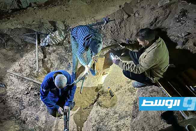 صيانة طارئة على شبكة الكهرباء بسرت