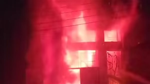 حجز مالك ورشة نشب بها حريق في حدائق القبة
