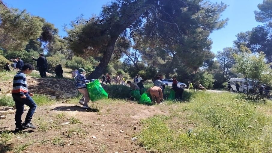 أكثر من 150 طن نفايات وإطلاق 75 حملة نظافة في غابات جرش