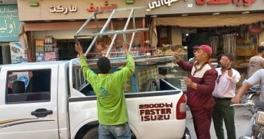 ضبط 125 مخالفة فى حملة لشرطة المرافق على الأسواق بحى شرق سوهاج
