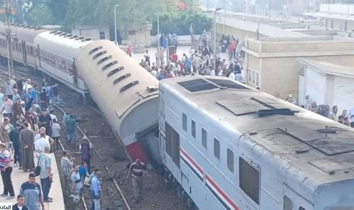 مصر: إصابات إثر خروج عربة قطار ركاب عن القضبان