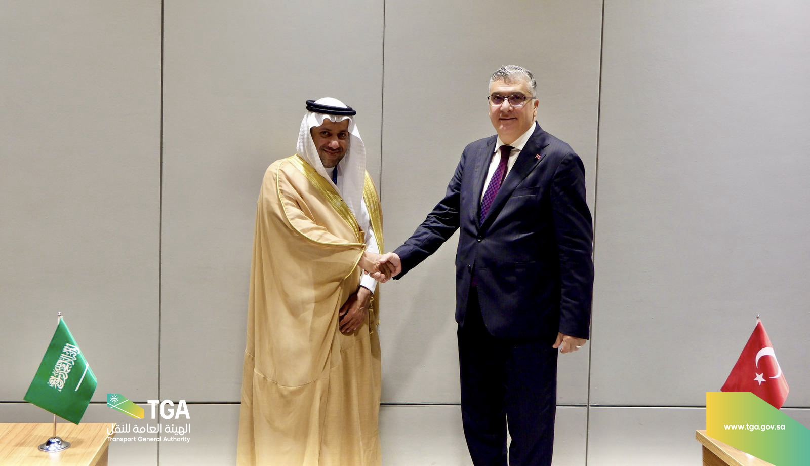 المملكة وتركيا تؤكدان على تعزيز التعاون في مختلف مجالات النقل والخدمات اللوجستية