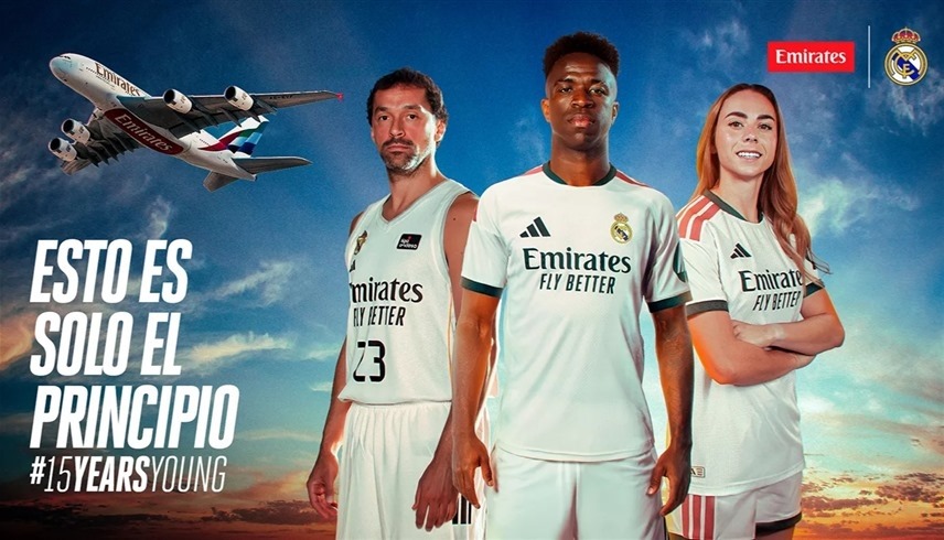 ريال مدريد و"طيران الإمارات" يجددان شراكتهما التاريخية لخمسة مواسم إضافية حتى 2031