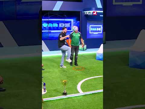 Hassan tries to control the ball.. he got a cramp before he even started 😂​😂​