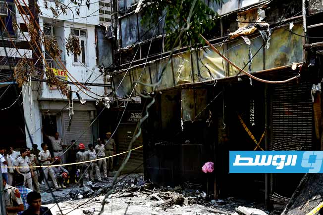 الهند: مقتل ​21 شخصًا بينهم 18 أجنبياً بحريق فندق في نيودلهي