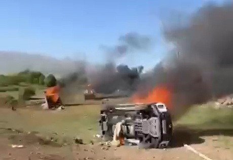 الشرطة: مواجهات في الجولان خلال أعمال لإقامة توربينات وإحراق آليات ثقيلة