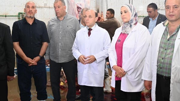 محافظ الغربية يتابع نحر 690 أضحية بالمجازر مجانا في أيام عيد الأضحى