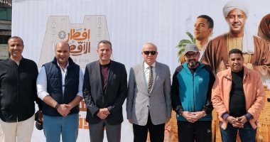 محافظ الأقصر يتفقد اللمسات النهائية لإفطار ساحة أبو الحجاج