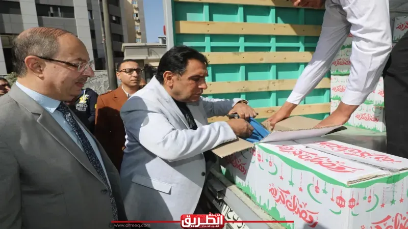 2000 كرتونة مواد غذائية في مؤسسة أولاد الخير ببني سويف