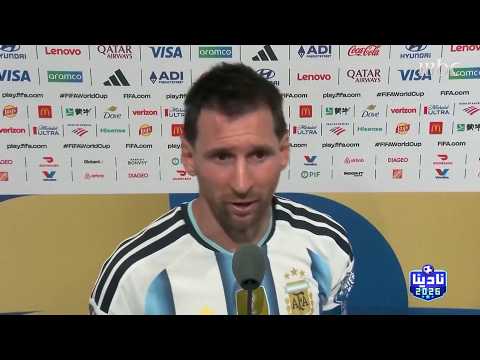 ليونيل ميسي - لاعب منتخب الأرجنتين:يجب علينا الراحة والاستعداد لمواجهة منتخب مصر