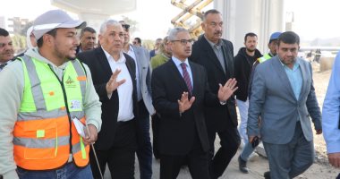 محافظ بنى سويف يتفقد المرحلة الأولى من مشروع كوبرى الشاملة