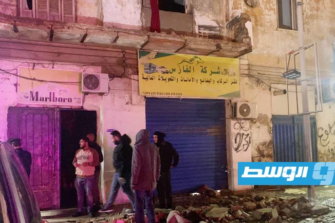 سقوط أجزاء من مبنيين قديمين في طرابلس