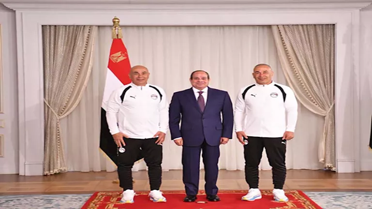 حسام حسن يوجه رسالة شكر للرئيس السيسي