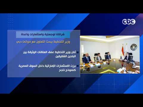 شراكة لوجستية واستثمارات واعدة.. وزير التخطيط يبحث التعاون مع موانئ دبي