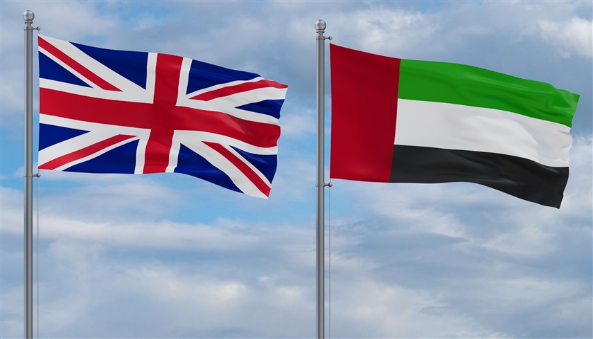بيان مشترك للإمارات وبريطانيا يدين الاعتداءات الإيرانية السافرة
