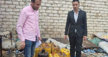 ضبط مخزن يجمع أكياس الحلوى الغير صالحة للاستهلاك الآدمى بالمنوفية