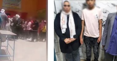 خناقة "تكسير ومطحنة" داخل مدرسة بحدائق أكتوبر