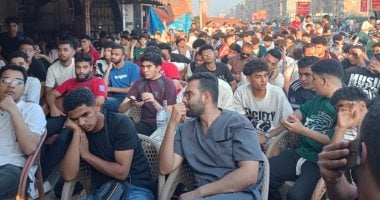فرحة الجماهير بالهدف الأول لابن محافظة كفر الشيخ محمود صابر ضد إيران