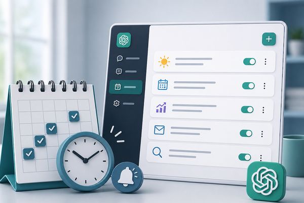 إطلاق ميزة المهام المجدولة داخل / شات جي بي تي /