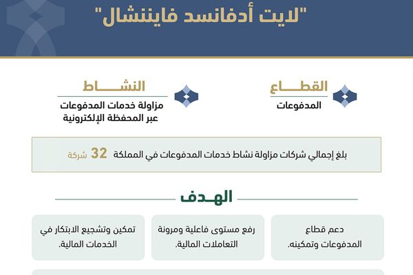 "البنك المركزي" يرخص للشركة رقم 32 في نشاط خدمات المدفوعات