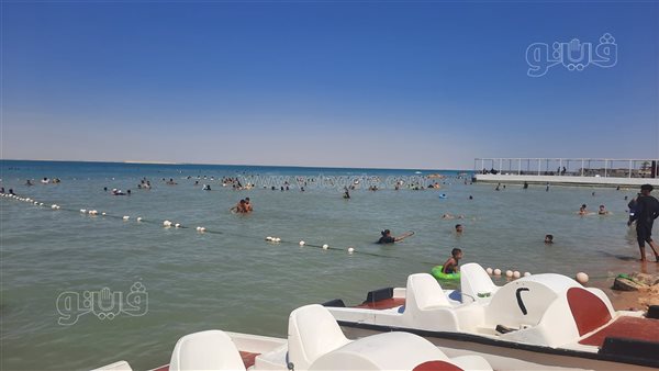 فى ثالث أيام عيد الأضحى، شواطئ فايد بالإسماعيلية كاملة العدد (فيديو وصور)