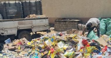 ضبط 120 ألف عبوة غذائية منتهية الصلاحية وتشميع منشأة مخالفة بالإسماعيلية