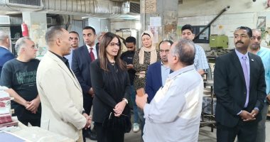 وزيرة الثقافة تقوم بزيارة مفاجئة لهيئة الكتاب بالتوازى مع أعمال لجان التفتيش