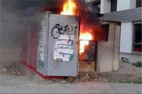 السيطرة على حريق بكشك كهرباء في رشاح ميت قادوس بأبو النمرس دون إصابات