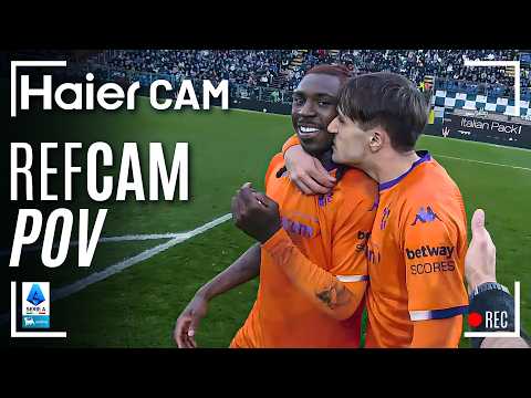 HAIER CAM | REF CAM POV: You Are The Referee in Como-Fiorentina