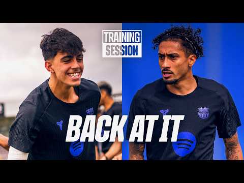RAPHINHA, BERNAL & CHRISTENSEN TRAIN WITH THE SQUAD