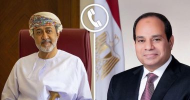 خلال اتصال هاتفى مع سلطان عمان.. الرئيس السيسى: استقرار السلطنة وسائر الدول العربية جزء من الأمن القومي المصري.. ويجب الحفاظ على السلم بالمنطقة وتجنب التصعيد والعمل على تسوية الأزمة الراهنة عبر الوسائ