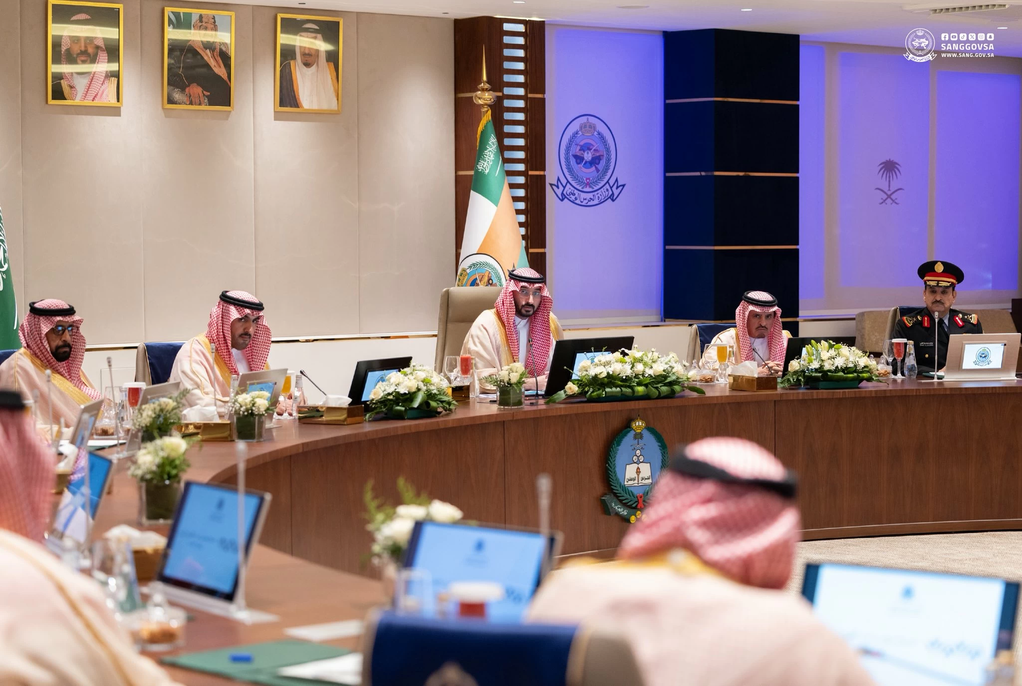 وزير الحرس الوطني يرأس الاجتماع الرابع لمجلس أمراء الأفواج