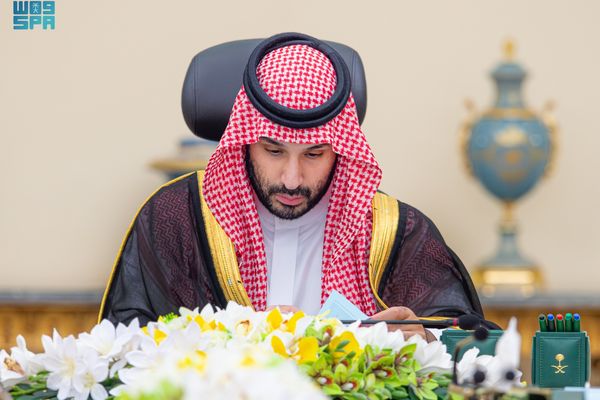 ولي العهد يرأس جلسة مجلس الوزراء في جدة