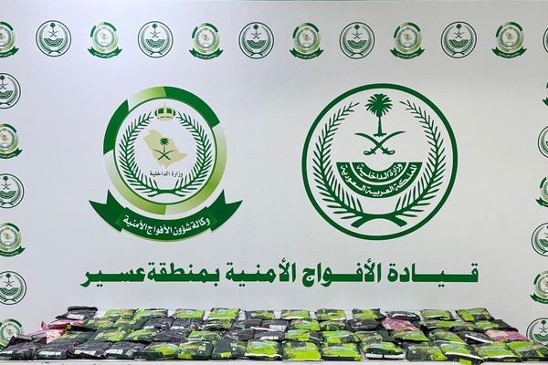 إحباط تهريب (63) كيلو جرامًا من مادة الحشيش المخدر في عسير