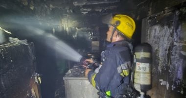 السيطرة على حريق شقة سكنية فى الجيزة