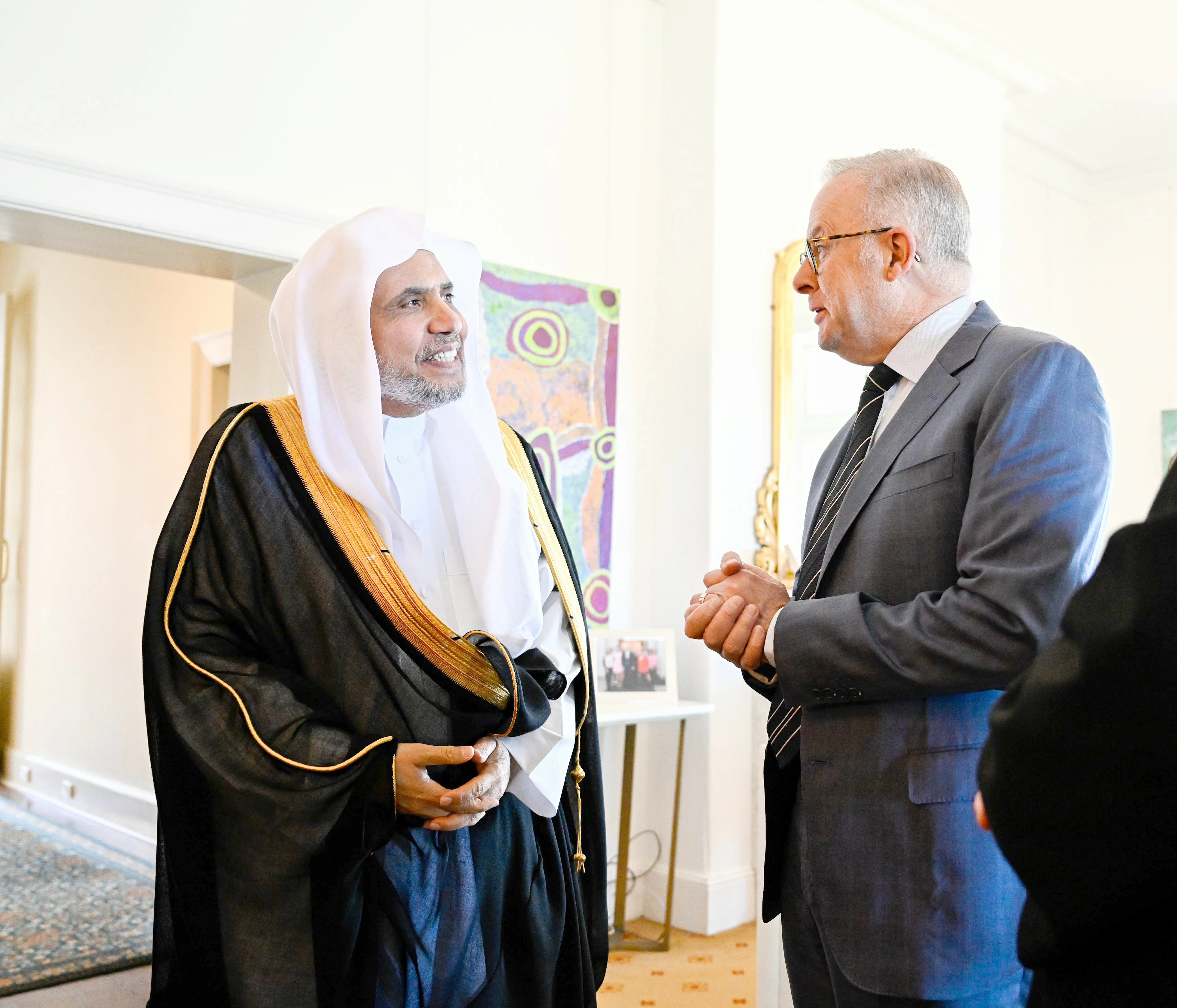 رئيس وزراء أستراليا يستقبل الأمين العام لرابطة العالم الإسلامي