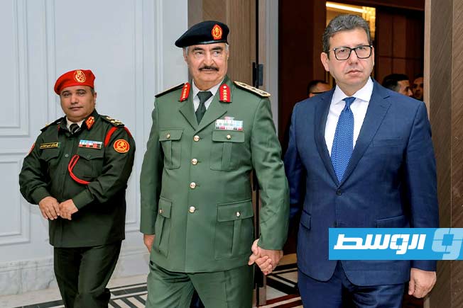 حفتر يستقبل رئيس المخابرات المصرية في بنغازي