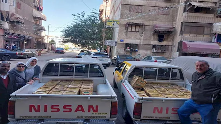 تموين بورسعيد يضبط 611 كيلو جبن فاسد داخل مخزن قبل توزيعها على المحال