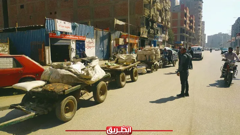 محافظ الجيزة: ضبط 24 عربة كارو وتروسيكل خلال حملات مكثفة لمواجهة النباشين والفرز العشوائي